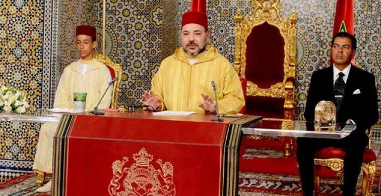 SM le Roi Mohammed VI adresse un discours royal à l’occasion du 63-ème anniversaire de la Révolution du Roi et du Peuple