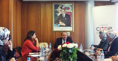 برلمانيات يقمن بزيارة لمجلس الجالية المغربية بالخارج