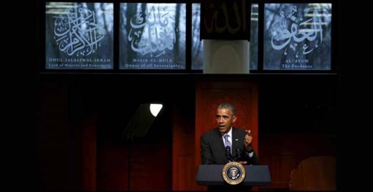 أوباما لمسلمي الولايات المتحدة: &quot;أنتم مسلمون وأمريكيون في نفس الوقت&quot;