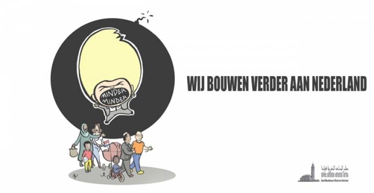 The Council of Moroccan mosques responds to Wilders provocation through the art of caricature