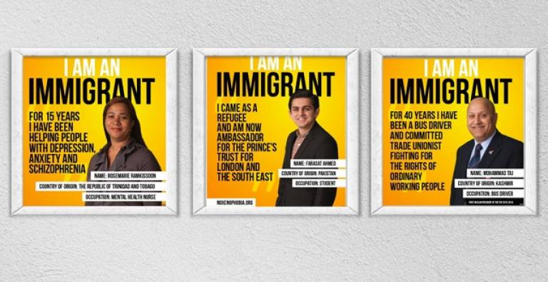 UK: “I’m an Immigrant”; a poster campaign to celebrate immigration