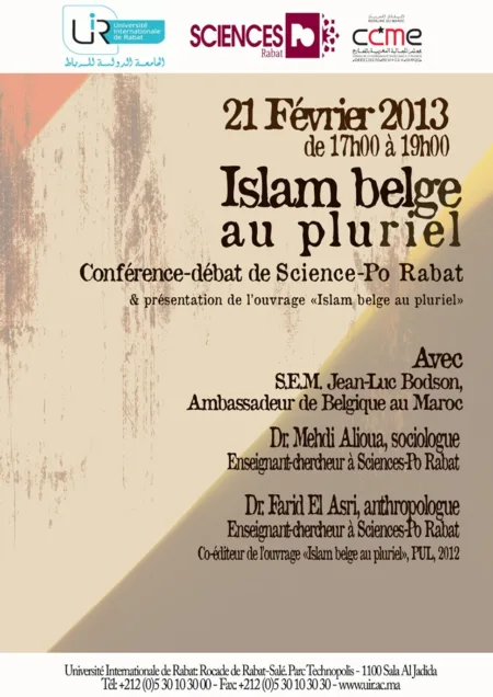 Islam belge au pluriel : Conférence-débat à l’Université Internationale de Rabat