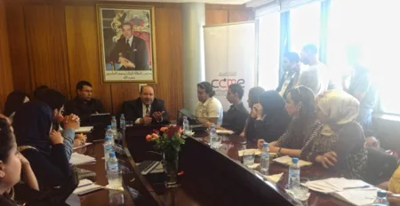 طلبة معهد الصحافة في زيارة لمجلس الجالية المغربية بالرباط