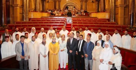 رئيسة البرلمان الكاطالوني تستقبل بعثة المؤطرين الدينيين المغاربة