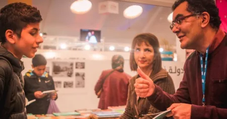 Copie de ورشة للأطفال والشباب في فضاء مجلس الجالية المغربية بالخارج حول العيش المشترك