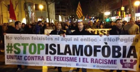 مسيرة في كاتالونيا مناهضة للإسلاموفوبيا ولحركة بيغيدا