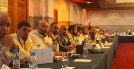 جانب من الأئمة المغاربة في أوروبا في لقاء مراكش