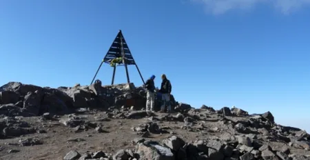 A Belgian-Moroccan aged 6 is the youngest person to have climbed the Jebel Toubkal