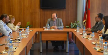 An elected French-Moroccan delegation from the circle of Eugène Delacroix at the CCME