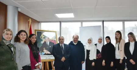 CCME : Meeting with a group of Danish female students