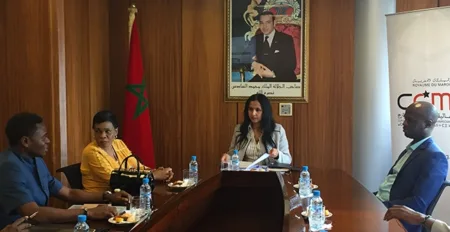 بعثة كونغولية في زيارة لمجلس الجالية المغربية بالخارج