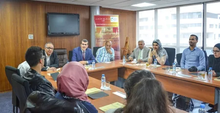 Des jeunes étudiants marocains de Catalogne en visite au CCME