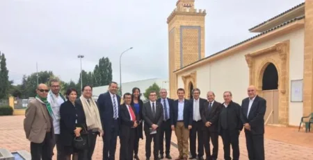 France : Pictural expo on the living together at the Great Mosque of Saint-Étienne