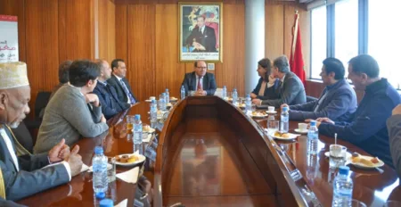 A French delegation of the three monotheistic religions visits the Council of the Moroccan Community living Abroad