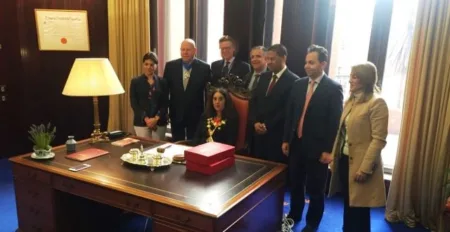 UK : The Moroccan-British parliamentary friendship  delegation in London