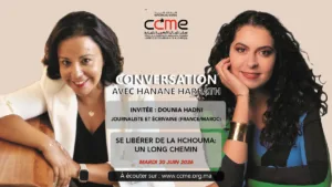 Dounia Hadni parle de la hshouma sur CCME podcasts